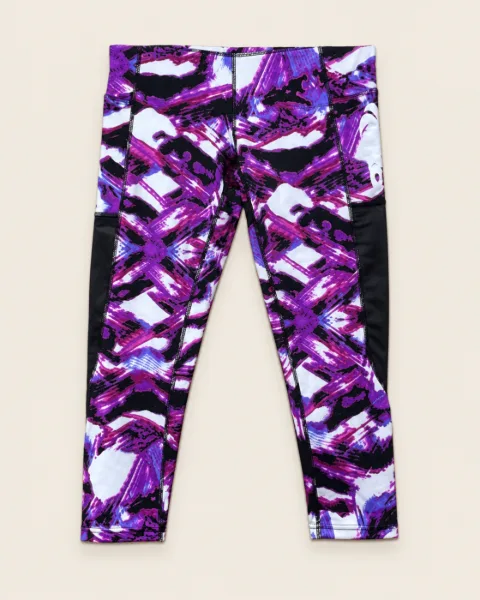 Calza deportiva Morada, talla S